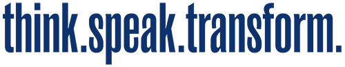 Think Speak Transform - Logo quer